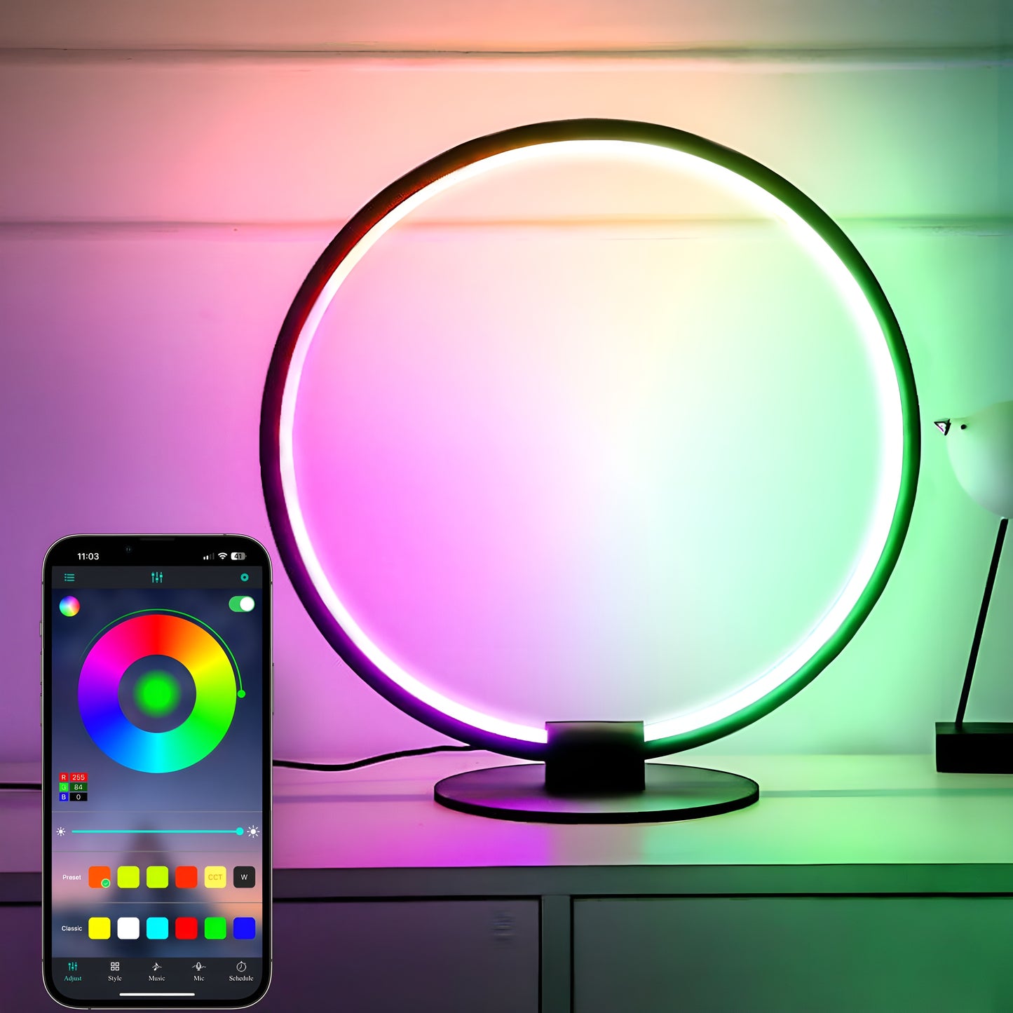 RGB RING LAMP